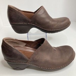 Merrell Clog Mule Shoe Womens Sz 7 Color “Brunette” Brown Slip-On Performance